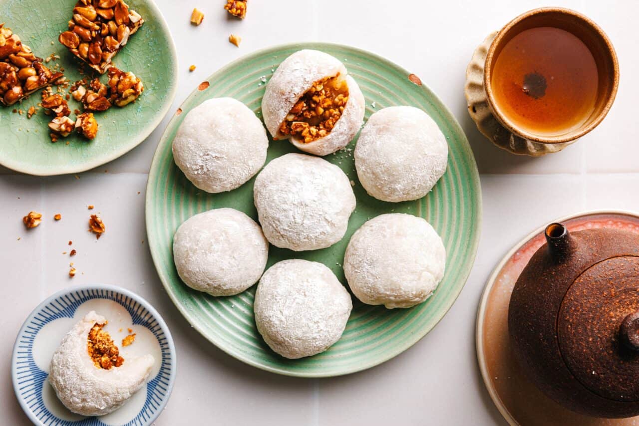 Erdnuss-Mochi mit 5 Zutaten