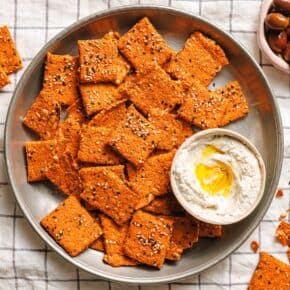 Vegane Linsencracker – proteinreicher, gesunder Snack