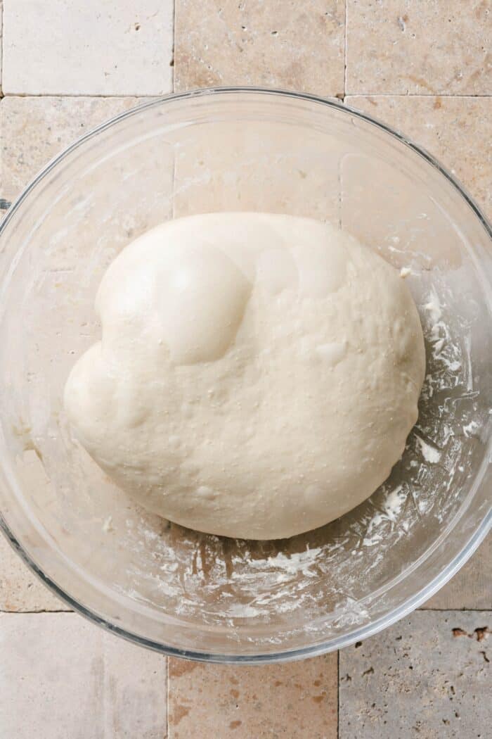 Teigvorbereitung für Focaccia
