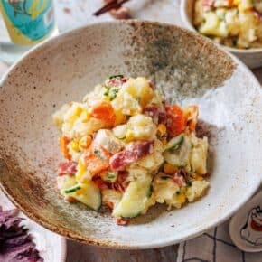 Japanischer Kartoffelsalat – vegan & voller Umami
