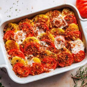 Provenzalisches Kartoffelgratin mit Tomaten