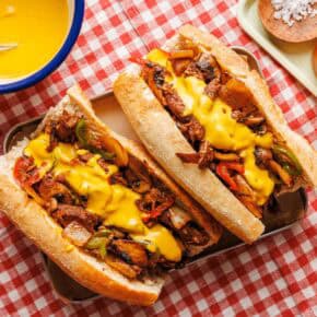 Veganes Philly Cheesesteak