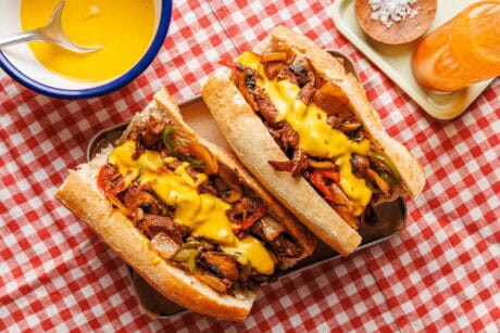 Veganes Philly Cheesesteak