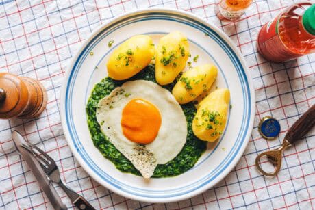 Veganes Spiegelei – einfach selbst gemacht aus Kürbis und Reismehl