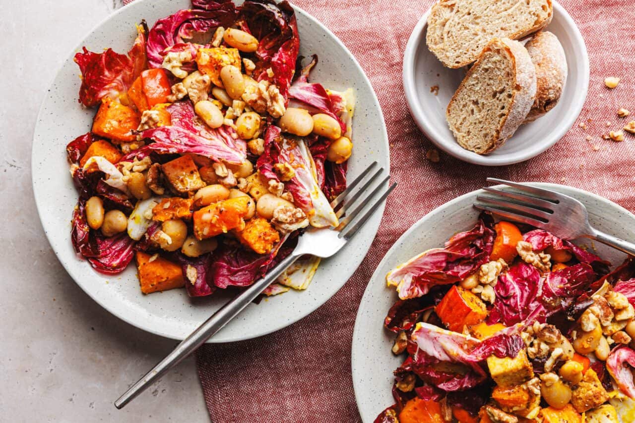 Radicchio-Kürbis-Salat