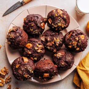 Vegane Walnuss-Birnen-Muffins
