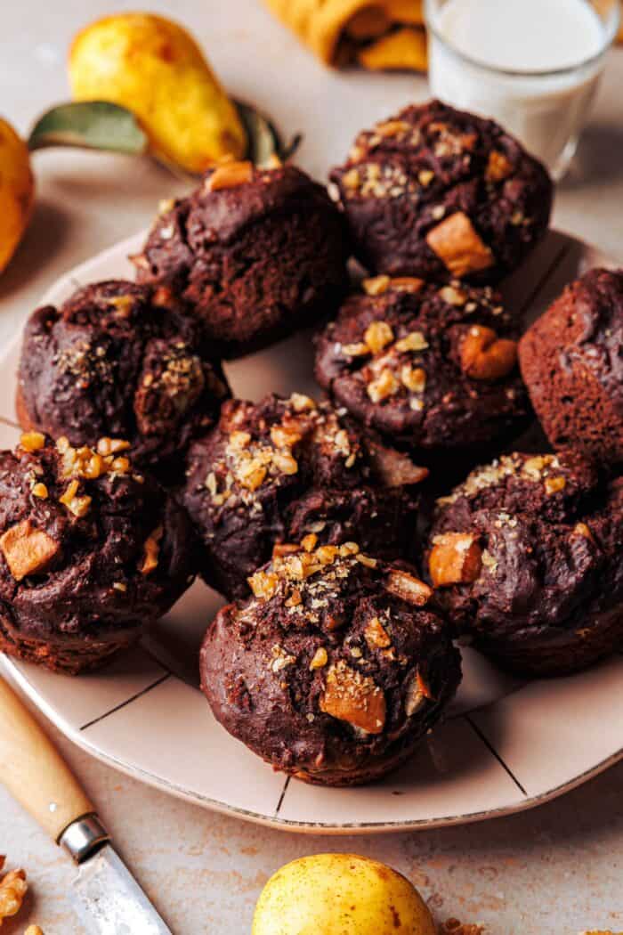 Walnuss-Birnen-Muffins