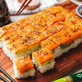 Veganes Lazy Sushi – schnelles Sushi ohne Rollen