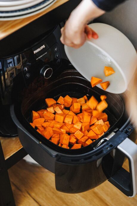 Süßkartoffeln aus dem Airfryer