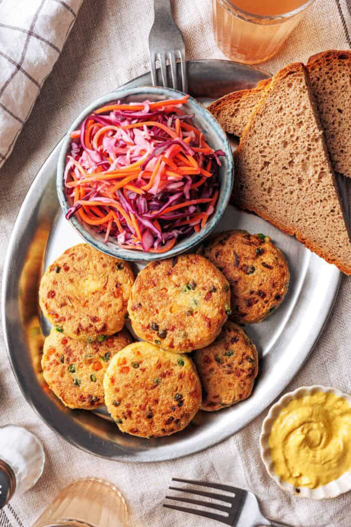 Vegane Tofu-Frikadellen selbst gemacht